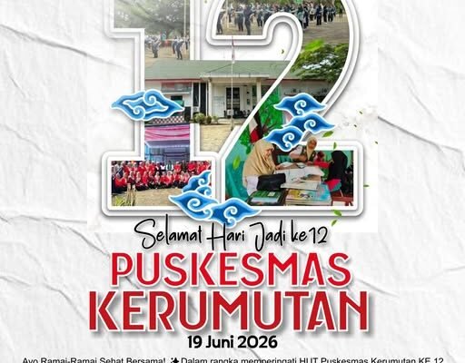 Kabar Gembira Untuk Masyarakat Kerumutan Meramaikan Acara HUT Puskesmas Ke-12